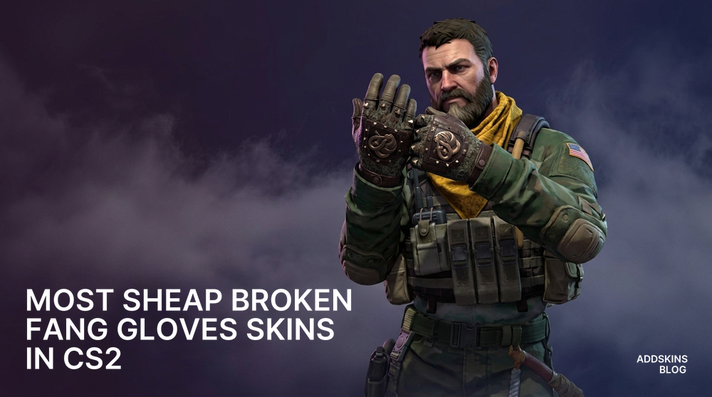 Most sheap ★ Broken Fang Gloves skins in CS2