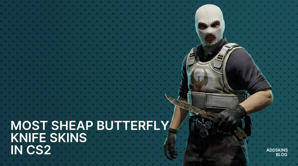 Most sheap ★ Butterfly Knife skins in CS2