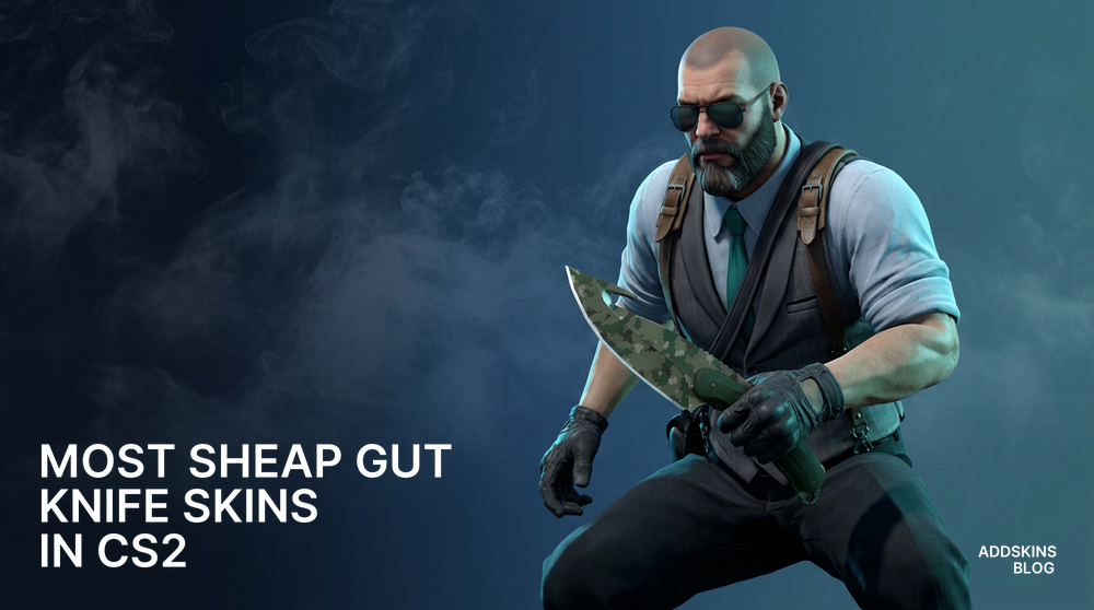 Most sheap ★ Gut Knife skins in CS2