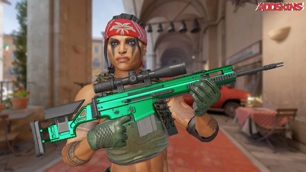 SCAR-20 | Emerald pose-1