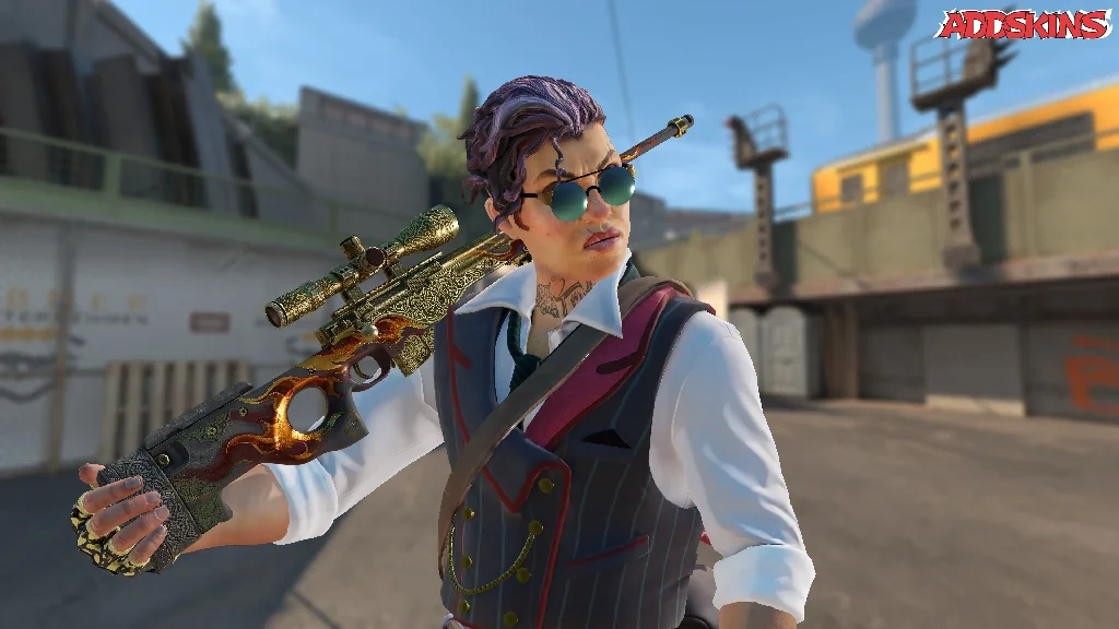 AWP | Sovereign Flame pose-2