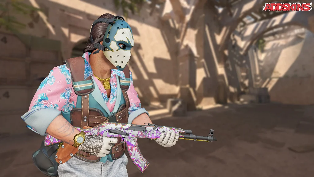 AK-47 | Head Shot pose-3