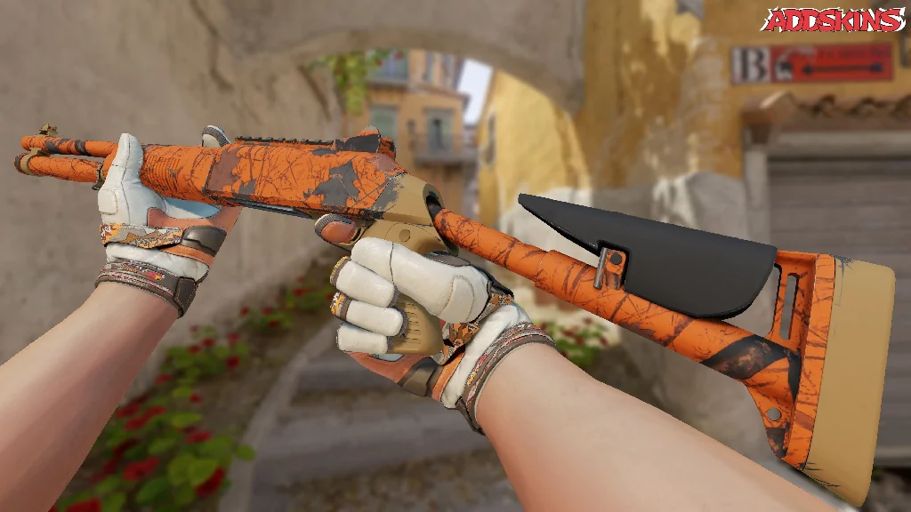 XM1014 | Blaze Orange inspecting