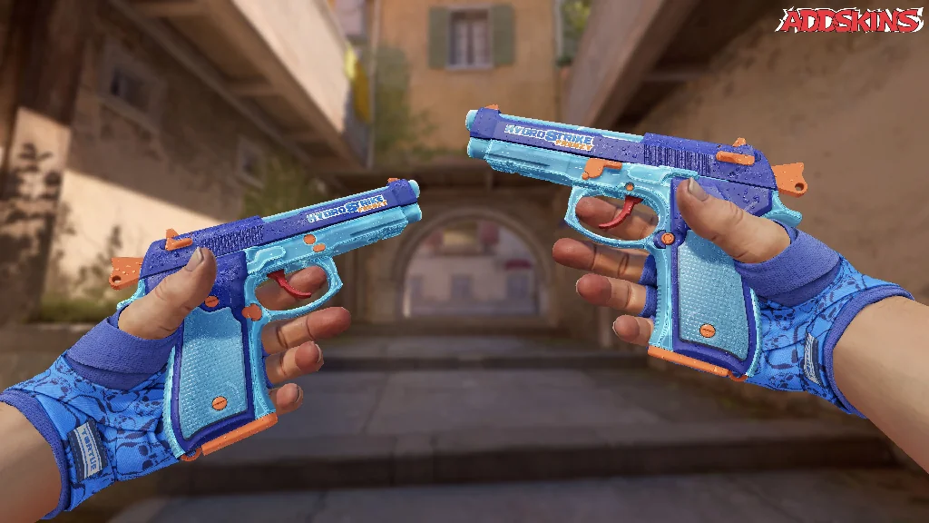 Dual Berettas | Hydro Strike inspecting