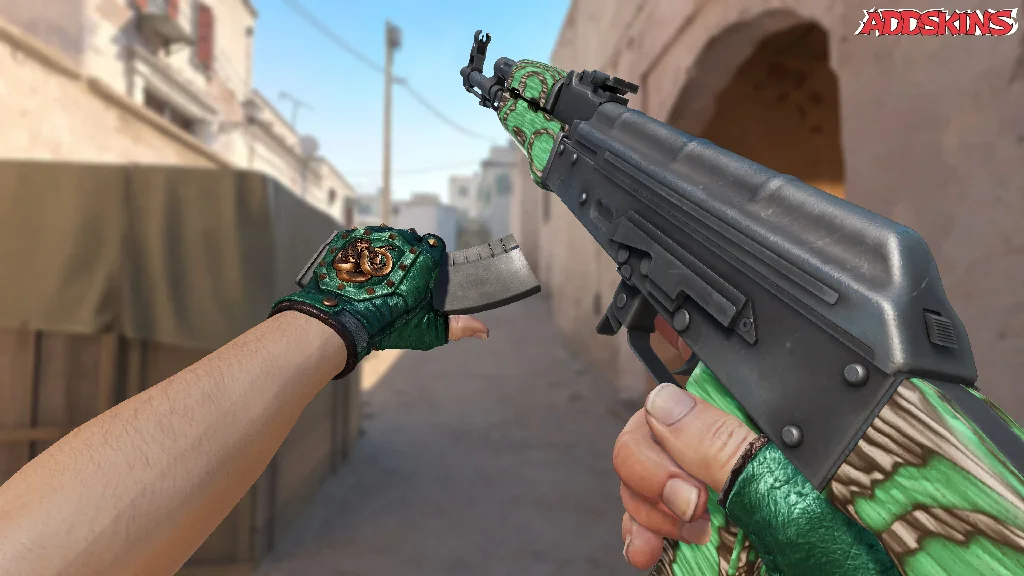AK-47 | Green Laminate reloading