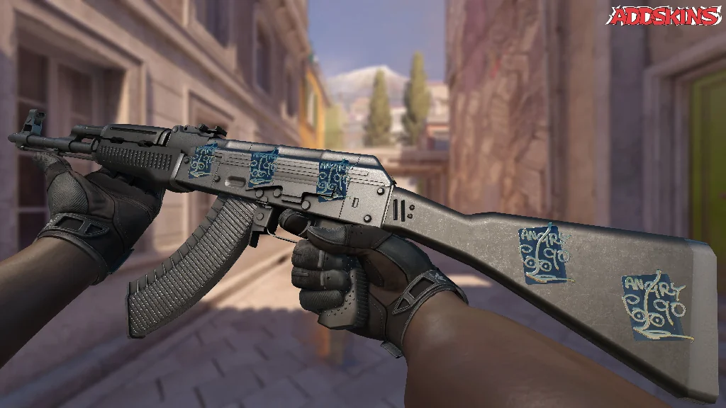 Sticker | Hello P90 (Gold) inspecting