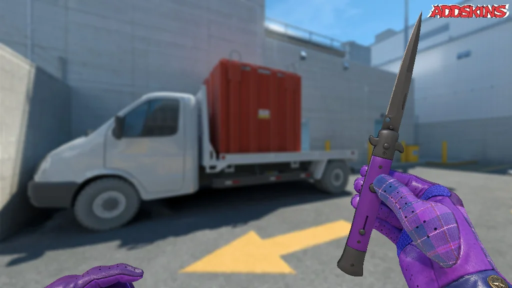 ★ Stiletto Knife | Ultraviolet inspecting