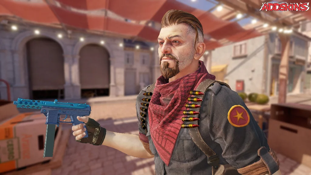 Tec-9 | Blue Blast pose-3