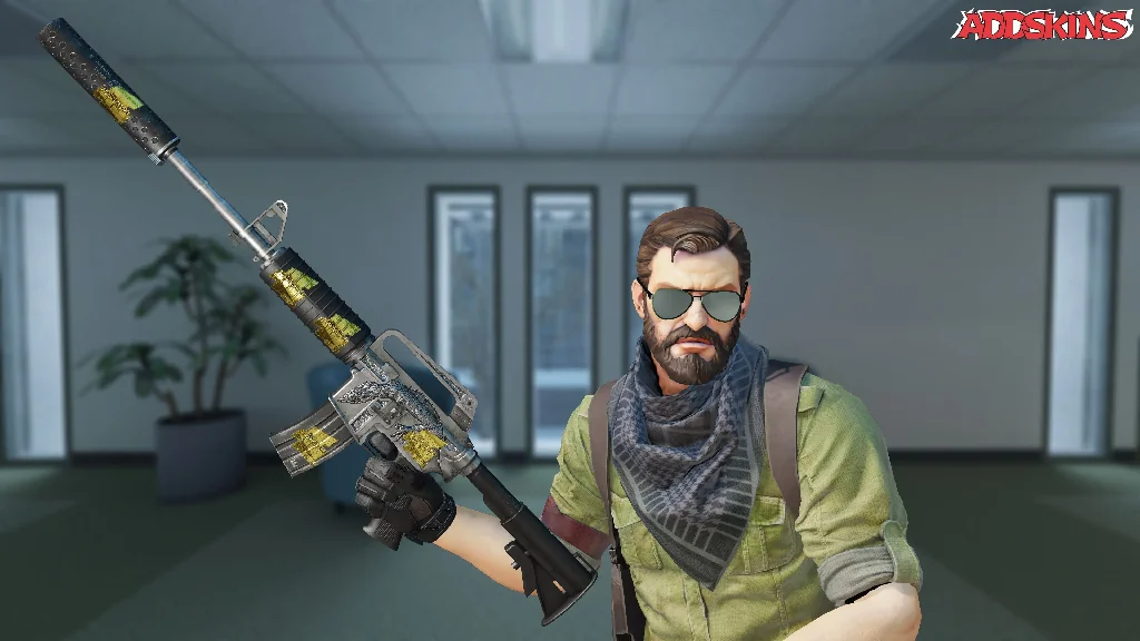 Sticker | markeloff (Gold) | Atlanta 2017 pose-2