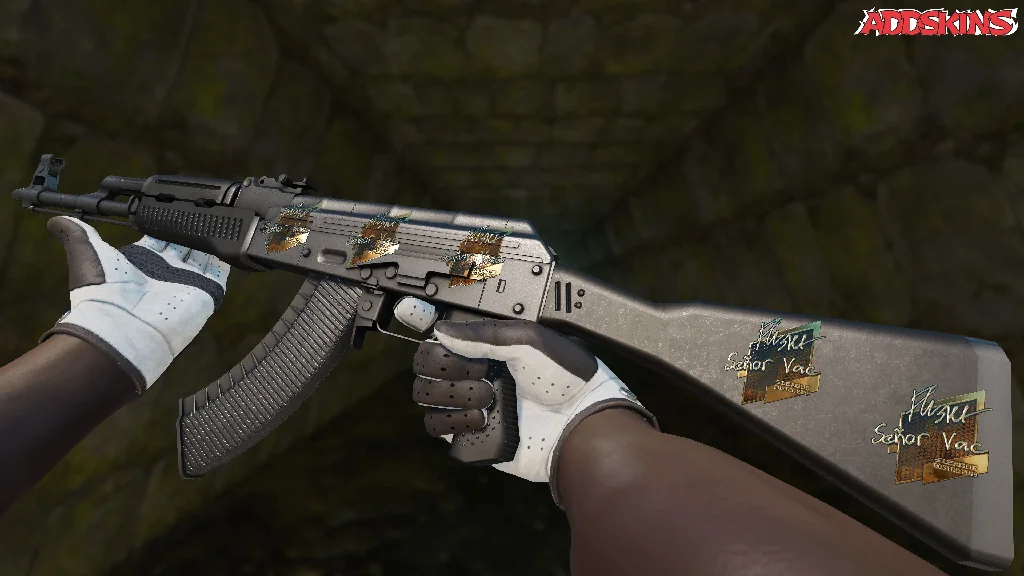 Sticker | flusha (Gold) | Boston 2018 inspecting