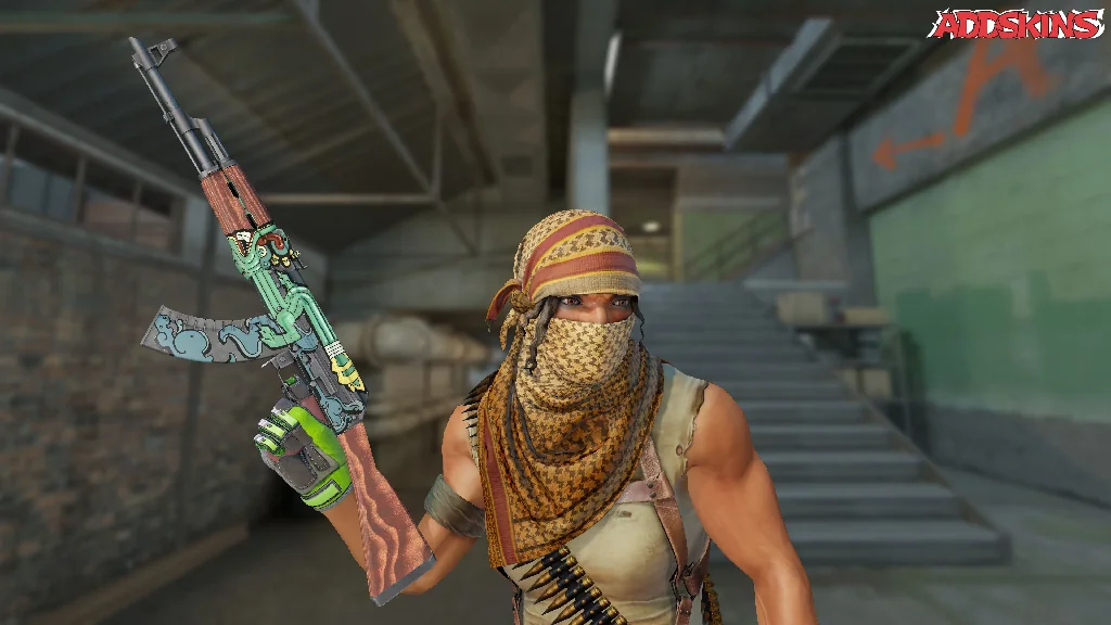 AK-47 | Fire Serpent pose-2