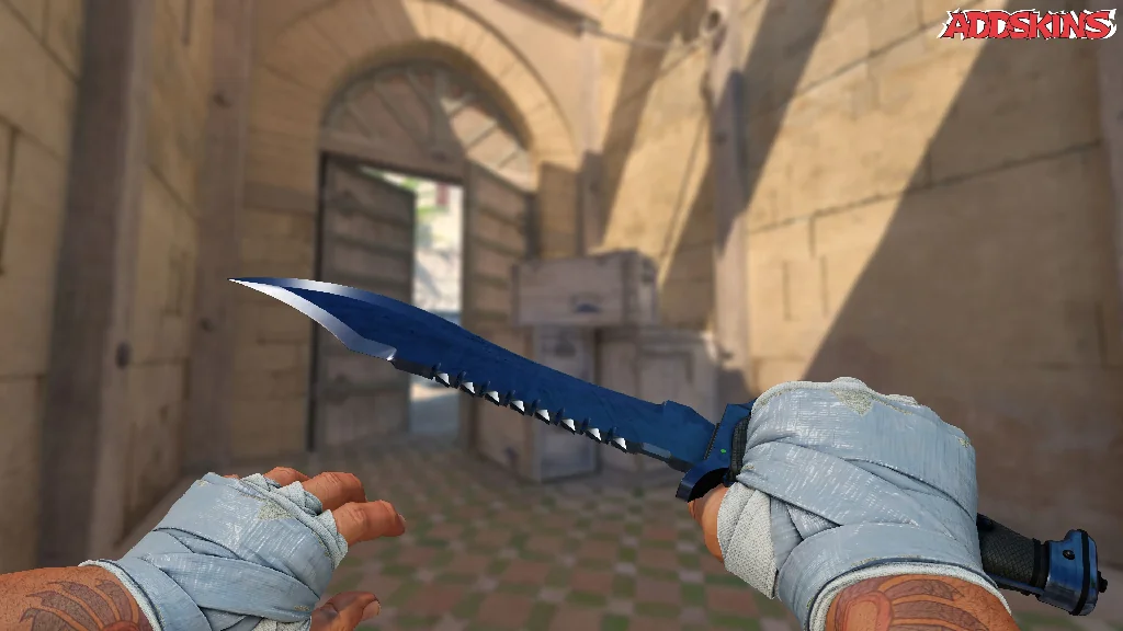 ★ Bowie Knife | Blue Steel holding