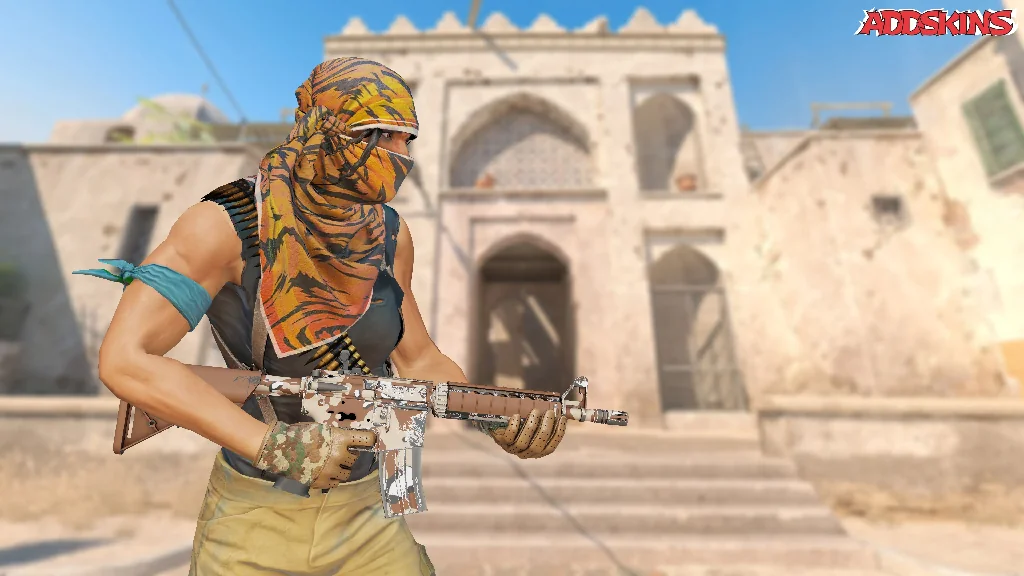 M4A4 | Desert Storm pose-3