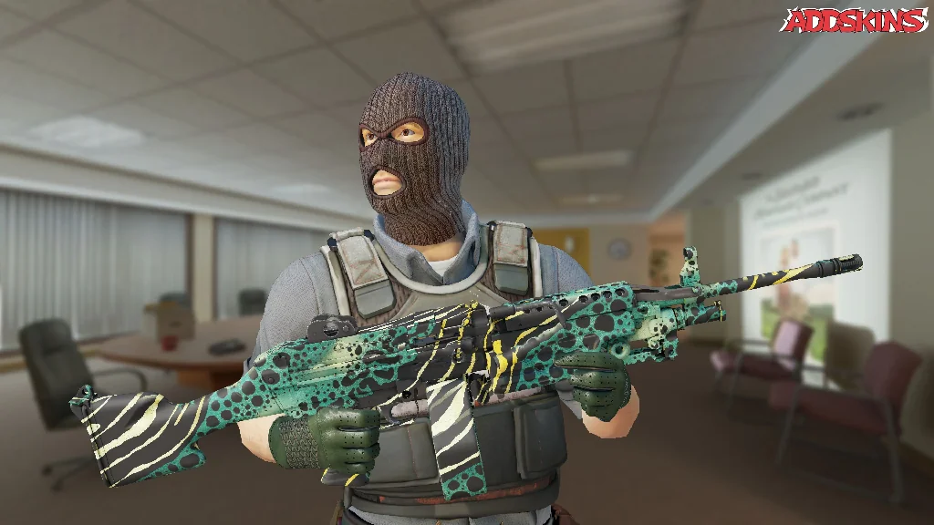 M249 | Emerald Poison Dart pose-1