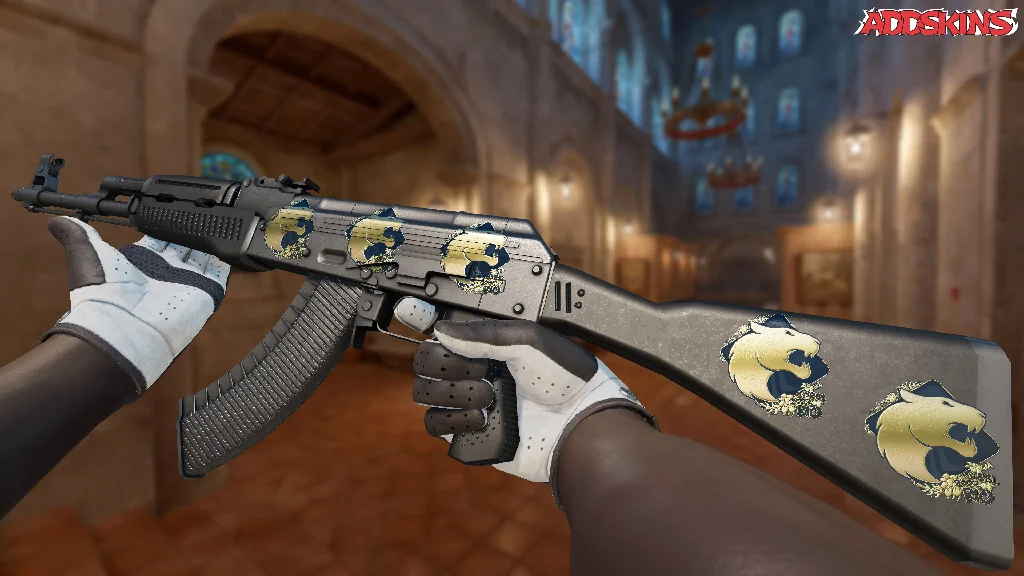 Sticker | FURIA (Gold) | Rio 2022 inspecting