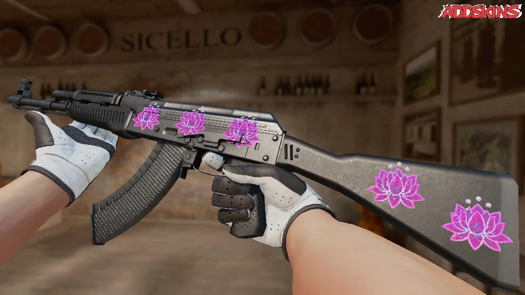 Sticker | Lotus (Glitter) inspecting