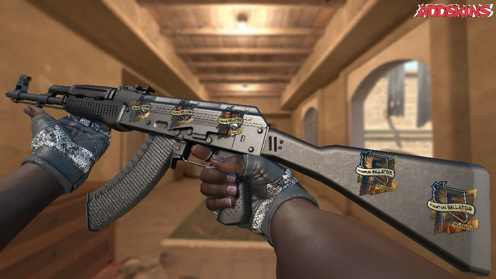 Sticker | Quantum Bellator Fire (Gold) | Boston 2018 inspecting