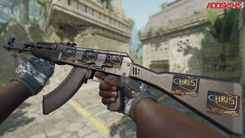 Sticker | chrisJ (Gold) | Cologne 2015 inspecting
