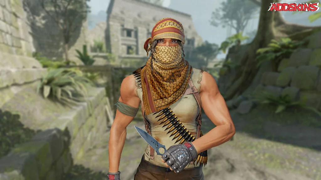 ★ Skeleton Knife | Night Stripe pose-1