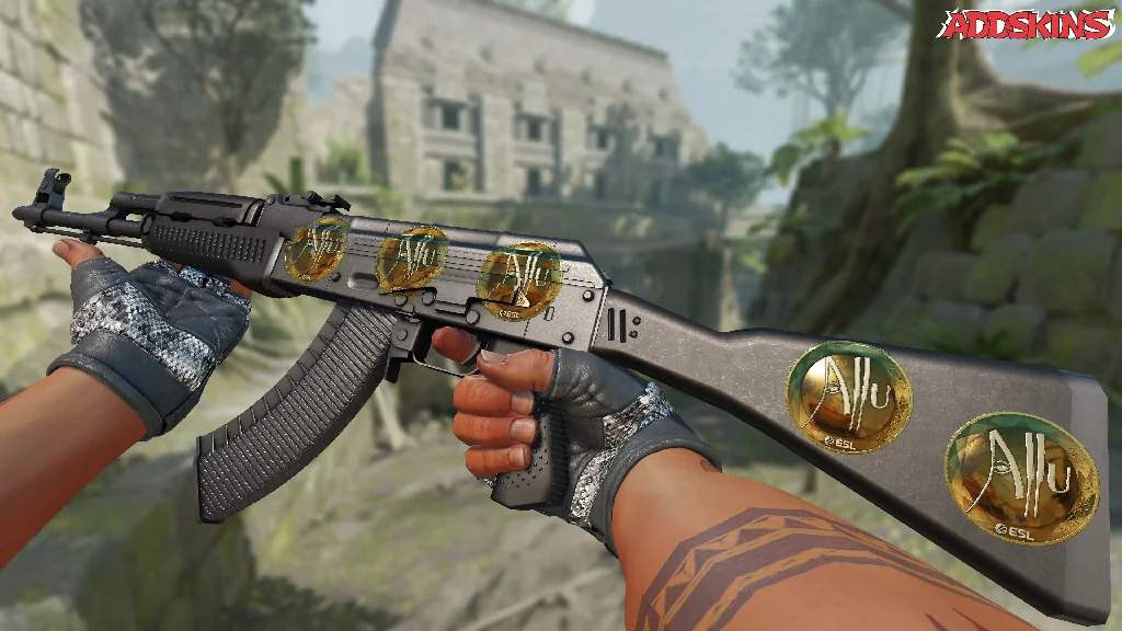 Sticker | allu (Gold) | Katowice 2019 inspecting