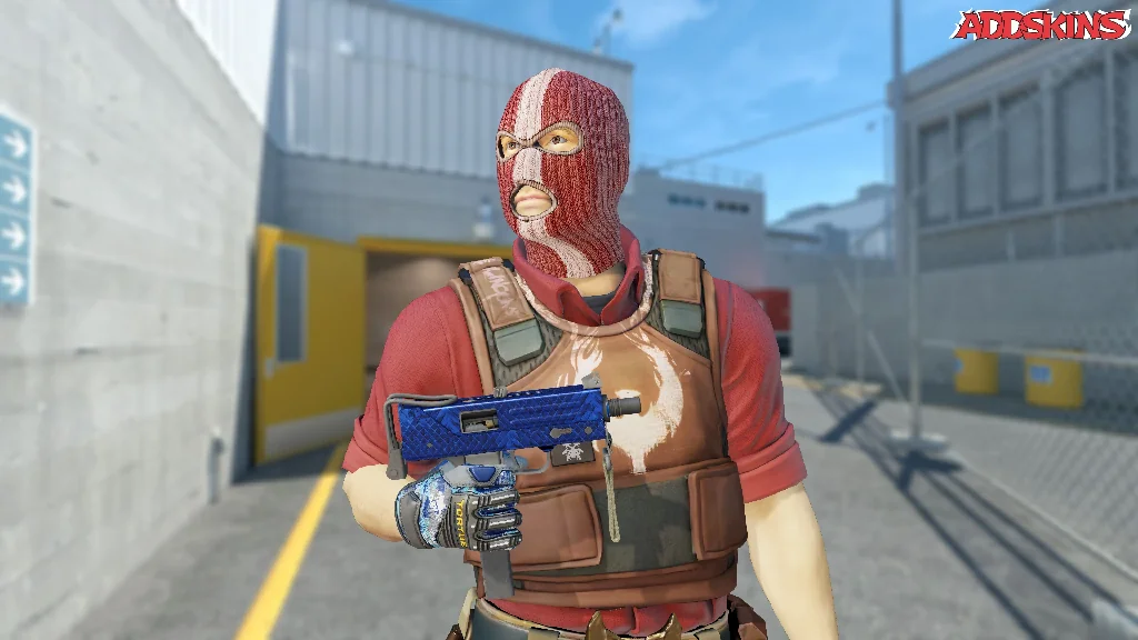 MAC-10 | Lapis Gator pose-1