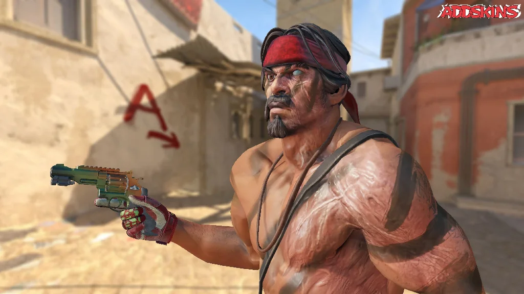 R8 Revolver | Amber Fade pose-3