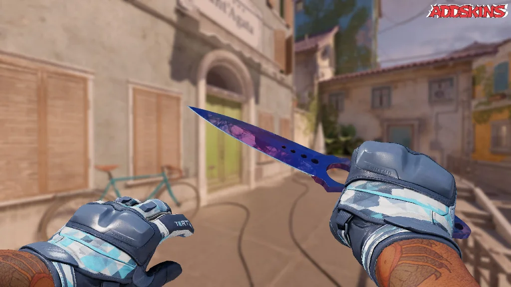 ★ Skeleton Knife | Doppler Phase 1 holding