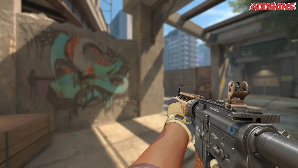 M4A4 | Poly Mag holding