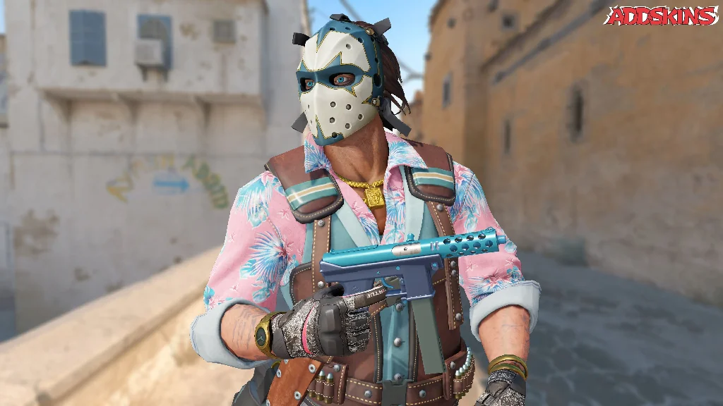Tec-9 | Blue Blast pose-1