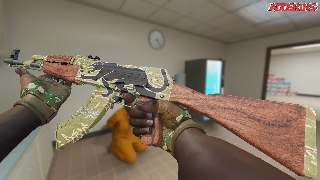 AK-47 | Jaguar inspecting