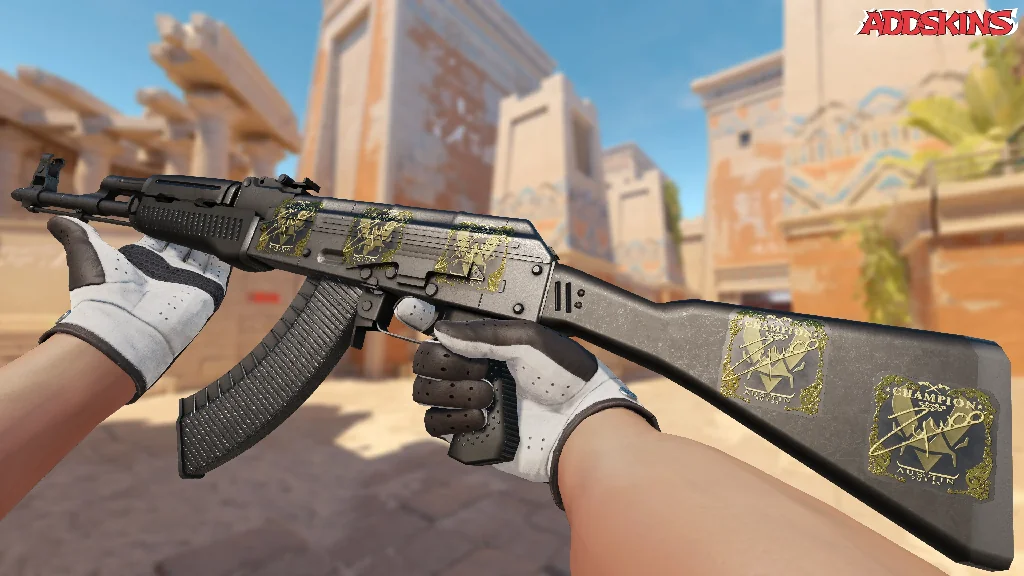 Sticker | ZywOo (Gold, Champion) | Austin 2025 inspecting