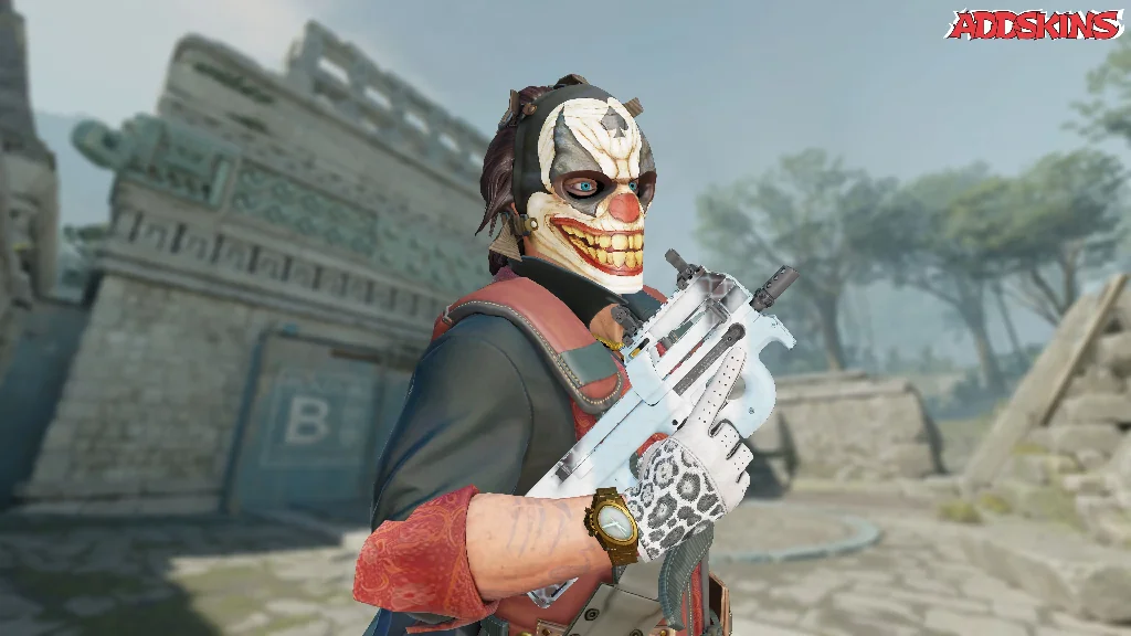P90 | Glacier Mesh pose-2