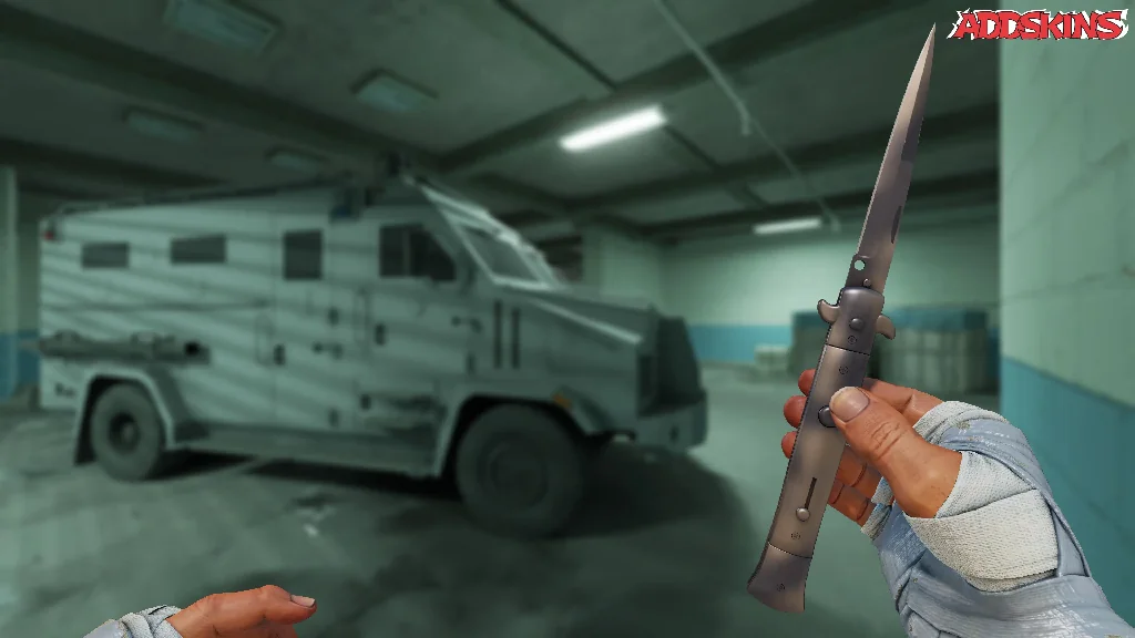 ★ Stiletto Knife | Scorched inspecting