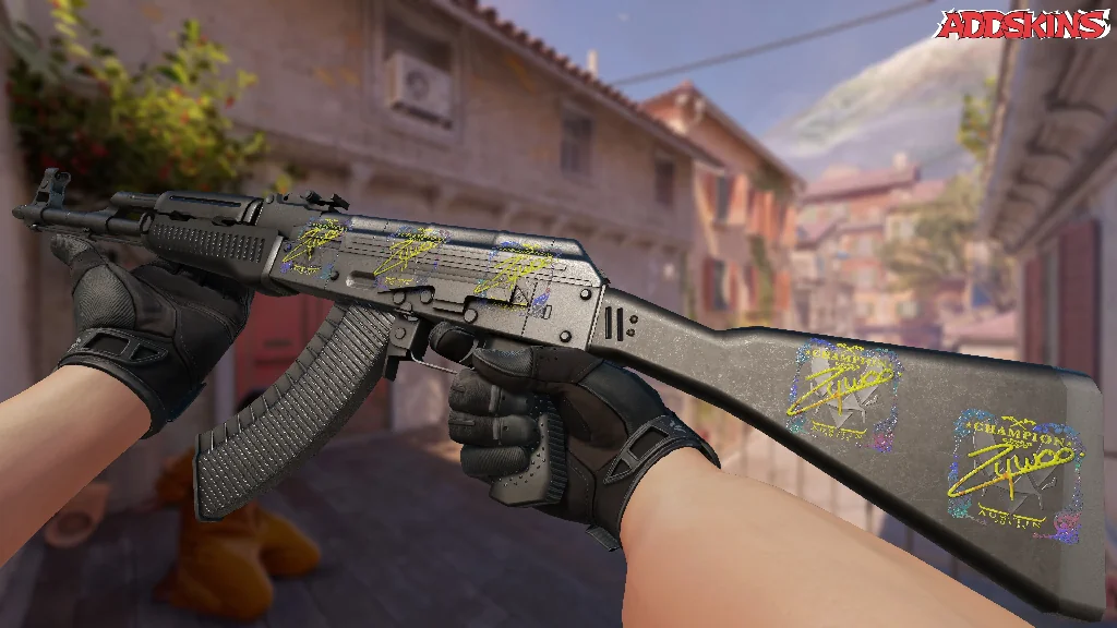 Sticker | ZywOo (Holo, Champion) | Austin 2025 inspecting