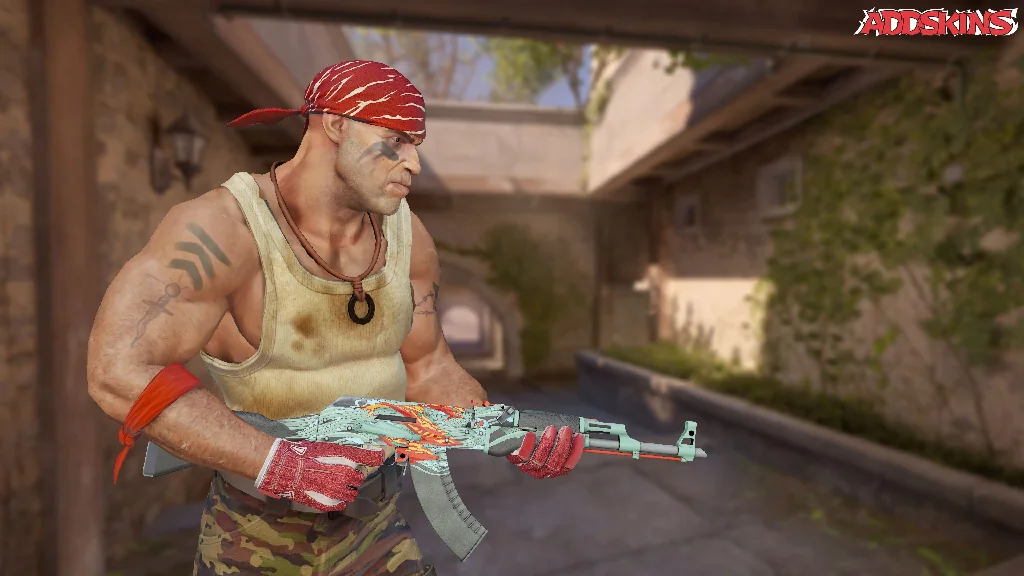 AK-47 | Aquamarine Revenge pose-3
