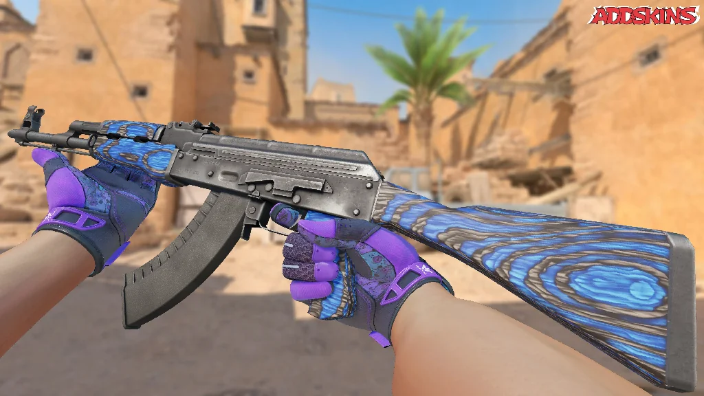 AK-47 | Blue Laminate inspecting