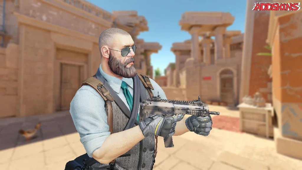 MP7 | Scorched pose-3