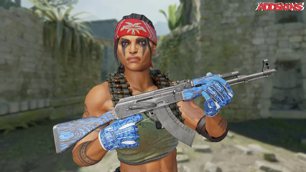 AK-47 | Blue Laminate pose-1