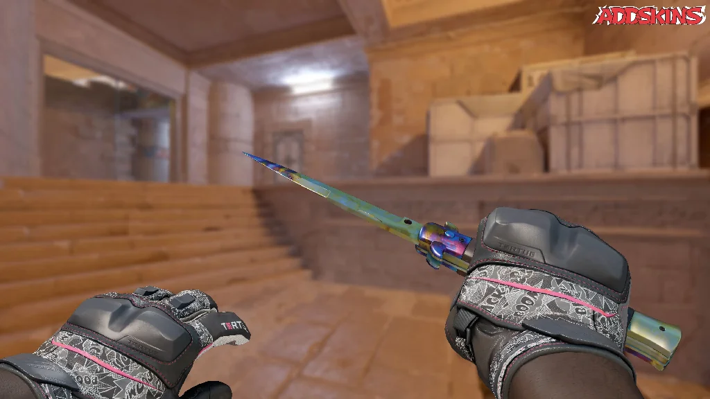★ Stiletto Knife | Case Hardened holding