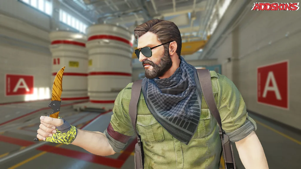★ Falchion Knife | Tiger Tooth pose-2