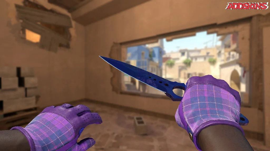 ★ Skeleton Knife | Doppler Black Pearl holding