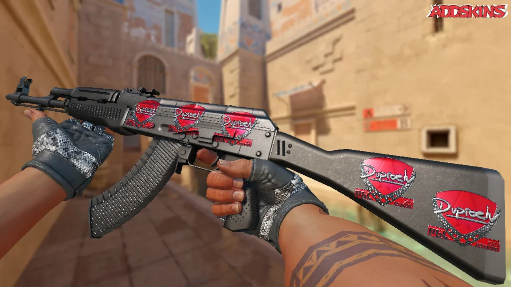 Sticker | dupreeh (Foil) | Krakow 2017 inspecting
