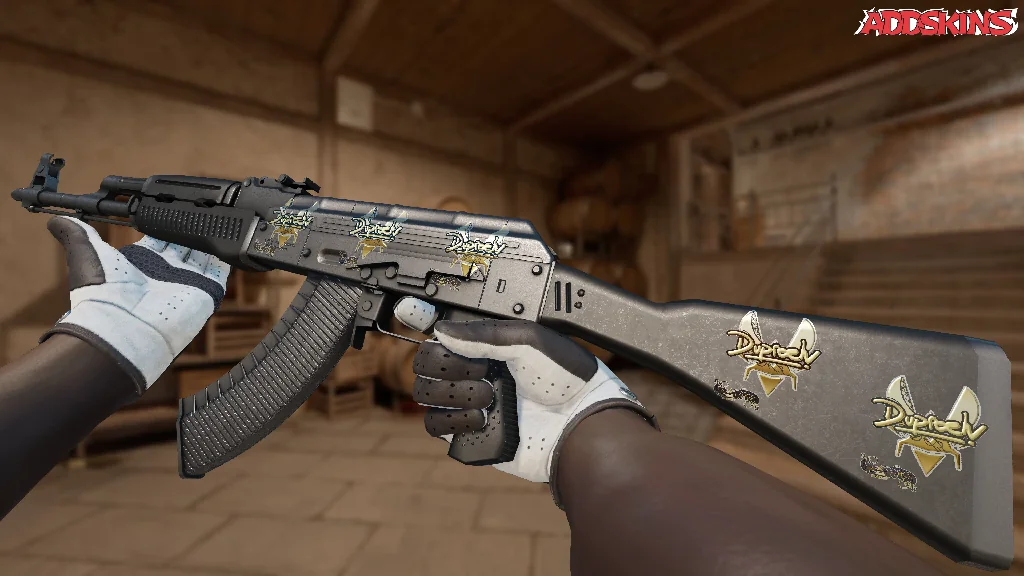 Sticker | dupreeh (Gold) | Paris 2023 inspecting