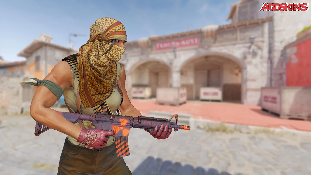 M4A4 | Radiation Hazard pose-3