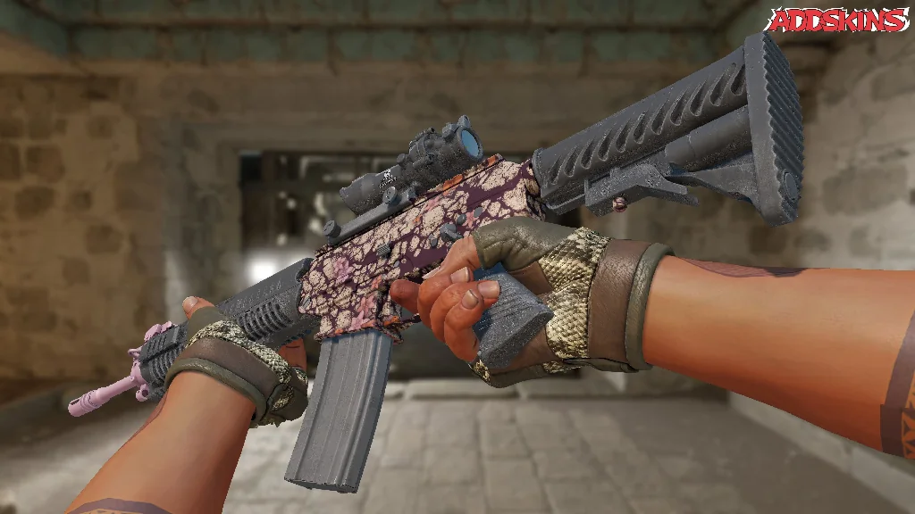 SG 553 | Desert Blossom inspecting
