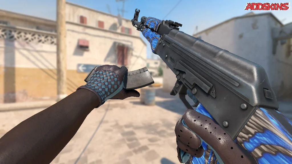 AK-47 | Blue Laminate reloading