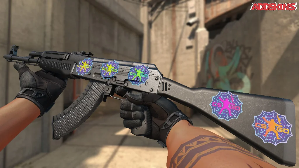 Sticker | Web Stuck (Holo) inspecting