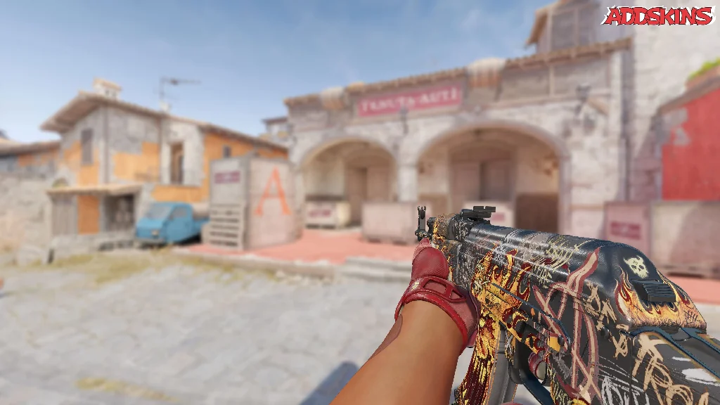 AK-47 | Searing Rage holding