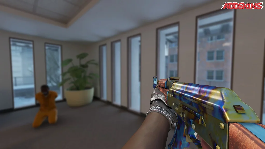 AK-47 | Case Hardened holding