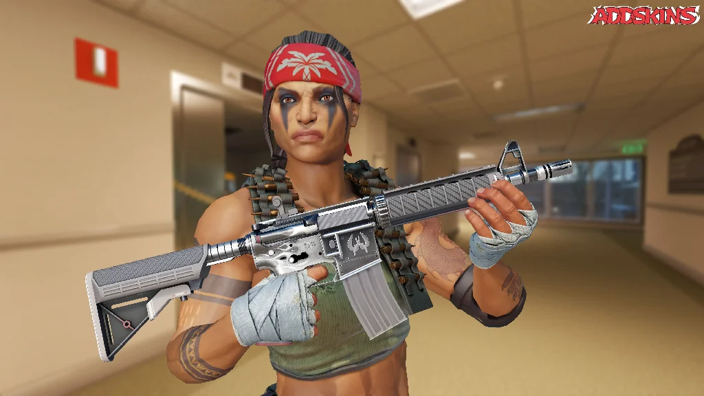 M4A4 | Magnesium pose-1